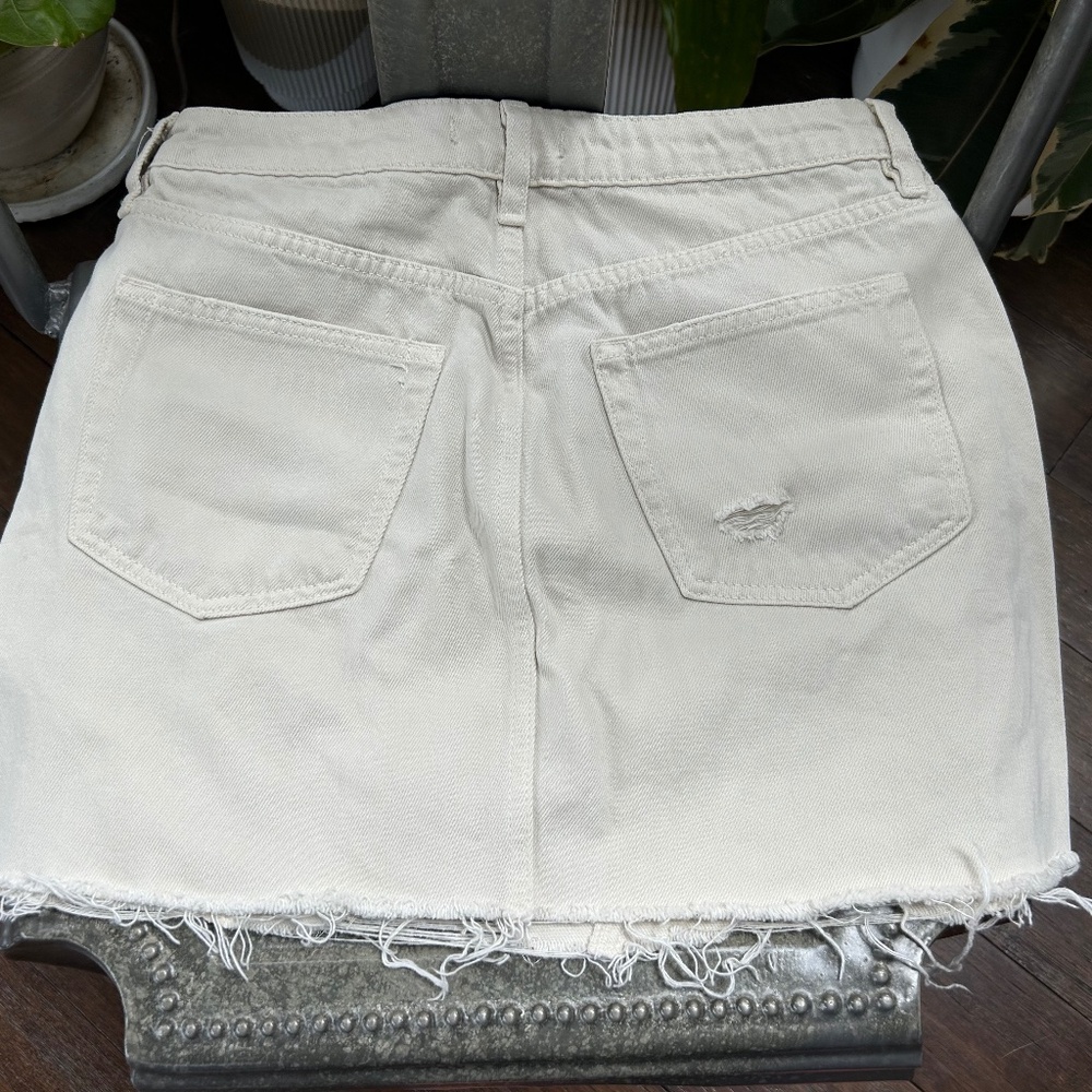 We The Free, Off-White Mini Skirt -Size 28 - Picture 3 of 7